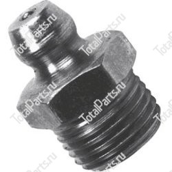 SIZE M10x1x10x15x11xS ПРЕСС МАСЛЕНКА | HEXAGONAL NIPPLE | DIN 71412