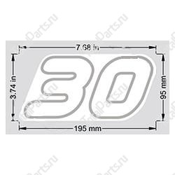 TOYOTA 578273324071 НАКЛЕЙКА МОДЕЛЬ 30