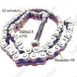 SIZE 25.4x9.53x45x23.6x4x ЦЕПЬ / Leaf chain