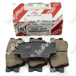 TOYOTA 0446633200 КОЛОДКИ ТОРМОЗНЫЕ