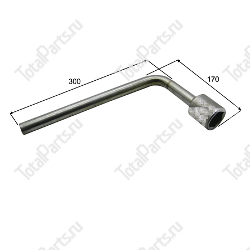 KEY NUMBER TC2559922001 КЛЮЧ БАЛОННЫЙ 32 ММ