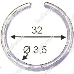 JUNGHEINRICH (AMEISE) 52032474 СТОПОРНАЯ ШАЙБА