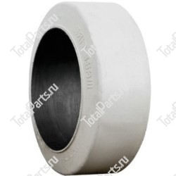 SIZE 559x178x406 ШИНА БАНДАЖНАЯ БЕЛАЯ РЕЗИНА ГЛАДКАЯ