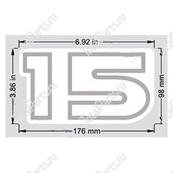 TOYOTA 578411390071 НАКЛЕЙКА МОДЕЛЬ 15