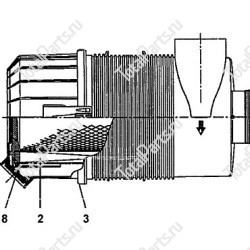 JUNGHEINRICH (AMEISE) 52005072 ФИЛЬТР ВОЗДУШНЫЙ В СБОРЕ