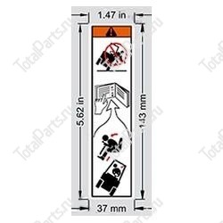 YALE 258436500 НАКЛЕЙКА