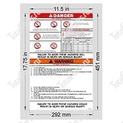 SKYJACK 118277 НАКЛЕЙКА