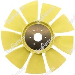 SIZE 620x75x6x11x132x88x9 ВЕНТИЛЯТОР РАДИАТОРА