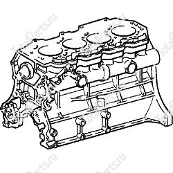 TOYOTA 049112044071 БЛОК ЦИЛИНДРОВ ДВИГАТЕЛЯ 1DZII