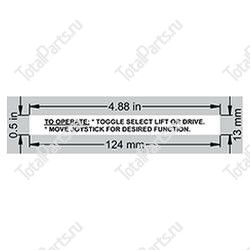 SKYJACK 119385 НАКЛЕЙКА