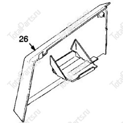 YALE 912684612 КРЫШКА ЗАЩИТНАЯ ПРАВАЯ