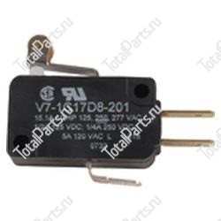 SIZE 3x4.75x1x2x22.2xPxRL МИКРОПЕРЕКЛЮЧАТЕЛЬ 15A