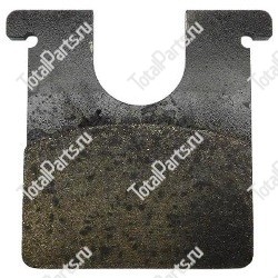 SIZE 100x10.5x95x4.5xNO ТОРМОЗНАЯ НАКЛАДКА | STRAIGHT PAD