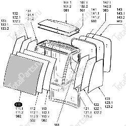 JUNGHEINRICH (AMEISE) 50466903 ЛОБОВОЕ СТЕКЛО ИЗ ОРГСТЕКЛА