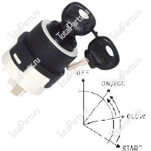KEY NUMBER 51419 ПЕРЕКЛЮЧАТЕЛЬ ЗАЖИГАНИЯ