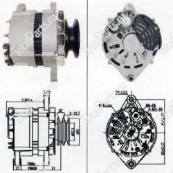 ZAUFER 301N21914Z ГЕНЕРАТОР 24V 55A