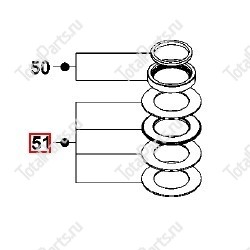 TOYOTA 455072333071 ПОДШИПНИК