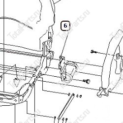 KOMATSU FD50AY-10 РЕМЕНЬ БЕЗОПАСНОСТИ НА ПОГРУЗЧИК
