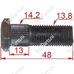 INPARTS 430144C04B ШПИЛЬКА U 8B-1,5T HELI