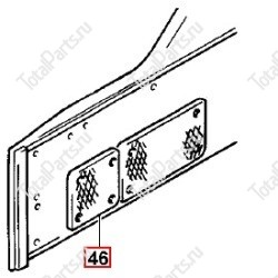 TOYOTA 851081542071 РЕЗИНОВАЯ НАКЛАДКА NO.2