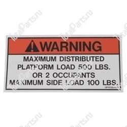 UPRIGHT 101250000 НАКЛЕЙКА