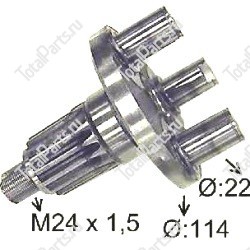 TOYOTA 423111324071 ПОЛУОСЬ, ПЕРЕДНИЙ МОСТ