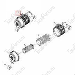 SIZE 67*175*395 КОРОБ ВОЗДУШНОГО ФИЛЬТРА