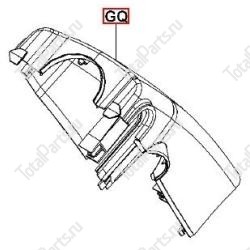 TOYOTA 452812660071 КОЖУХ РУЛЕВОЙ КОЛОНКИ 8FD15 ВЕРХНИЙ