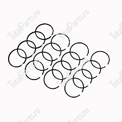 LPM 1161074 КОМПЛЕКТ ПОРШНЕВЫХ КОЛЕЦ ДВИГАТЕЛЯ F163 0.02