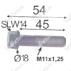 ISUZU 8970620860 БОЛТ ШАТУНА