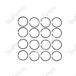 KEY NUMBER 74441 КОМПЛЕКТ ПОРШНЕВЫХ КОЛЕЦ ДВИГАТЕЛЯ F163 STD