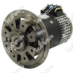 SIZE 346.7x223x150x4xYxFx ЭЛЕКТРОДВИГАТЕЛЬ 24V 2.6kW