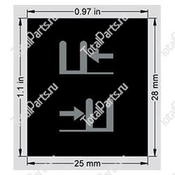 TOYOTA 6311019811 НАКЛЕЙКА