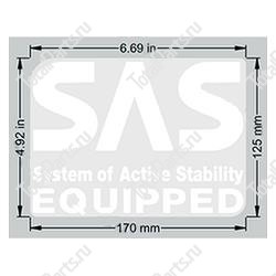 TOYOTA 578312345071 НАКЛЕЙКА САС