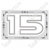 TOTALSOURCE SY1228687 НАКЛЕЙКА МОДЕЛЬ 15