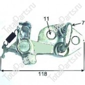 TOYOTA 6943010070 ЗАМОК КАПОТА