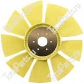 SIZE 620x75x6x11x132x88x9 ВЕНТИЛЯТОР РАДИАТОРА