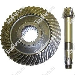 SIZE 55*60.5*28*208*41*21 ВЕДУЩАЯ ШЕСТЕРНЯ / INNER HOLE WITH SPLINES