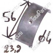 SIZE 23.9*56*D4 ВКЛАДЫШ / ПОДШИПНИК СКОЛЬЖЕНИЯ