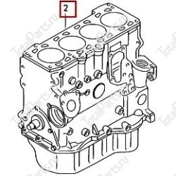 VW 038100103KX БЛОК В СБОРЕ ДВИГАТЕЛЯ 1.9TDI BEU