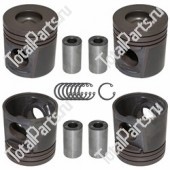CLARK 1242315 ПОРШЕНЬ 0.50 В СБОРЕ С КОЛЬЦАМИ (КОМПЛЕКТ НА ДВC)