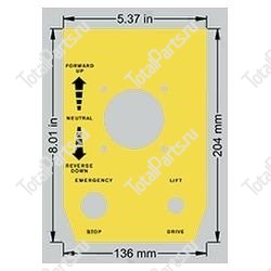 SKYJACK 124362 НАКЛЕЙКА