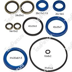 SIZE 18mm РЕМКОМПЛЕКТ ДЛЯ ГИДРАВЛИЧЕСКОЙ ТЕЛЕЖКИ SBF ШТОК