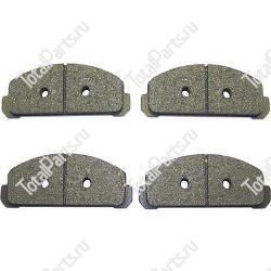 SIZE 108x11x38x5 КОМПЛЕКТ ТОРМОЗНЫХ НАСАДОК