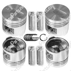 TOTALPARTS 000063635 ПОРШЕНЬ 0.25 (КОМПЛЕКТ НА ДВC)