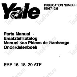 YALE ERP16ATF КАТАЛОГ ЗАПЧАСТЕЙ ДЛЯ ПОГРУЗЧИКА СЕРИИ D807