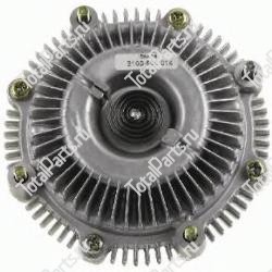TOYOTA 1621075010 ВИСКОМУФТА