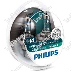 PHILIPS 12342XV+S2 НАБОР ЛАМП H4 12V 60/55W