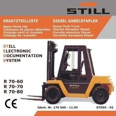 FORKLIFT STILL R70-80 R7090-92 SPARE PARTS MANUAL (STILL FORKLIFT CATALOGUE) - КАТАЛОГ ПОДБОРА ЗАПЧАСТЕЙ НА РЕМОНТ И ОБСЛУЖИВАНИЕ ПОГРУЗЧИКОВ STILL R70-60, STILL R70-70, STILL R70-80 СЕРИЙ R7090, R7091, R7092 | СТРАНИЦА БЕСПЛАТНОГО ПОДБОРА ЗАПЧАСТЕЙ НА ПОГРУЗЧИКИ STILL R70-60/70/80 R7090-92 | Запчасти для дизельных, электрических и бензиновых погрузчиков любых марок: Still, Daewoo-Doosan, Jungheinrich, Linde, Komatsu, Crown, TCM, Kalmar, Nissan, Toyota, Atlet и другие в наличии на складк в Москве и под заказ